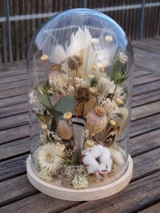 Grande cloche blanche pour noël